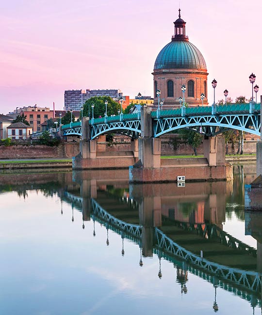 Les toits de Toulouse, la ville rose
